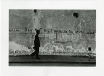 Lot #2582: ROBERT CAPA - Naples, Italy: Anti-Fascist Slogan - Original photogravure