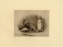 Lot #3276: LEWIS CARROLL - Xie Kitchen and Her Brothers in a Tableau, "St. George and the Dragon" - Original photogravure