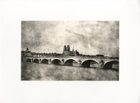 Lot #3056: WILLIAM HENRY FOX TALBOT - The Bridge at Orleans - Original photogravure