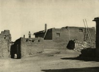 Lot #3292: EMIL OTTO HOPPE - Zuni Indian Village - Original vintage photogravure