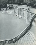 Lot #2188: LUCIEN HERVE - Grand escalier du parc de Nimes - Original vintage photogravure