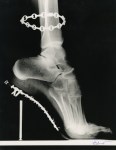 Lot #3278: HELMUT NEWTON - X-Ray of High Heeled Shoe and Cartier Bracelet, Paris - Photolithograph