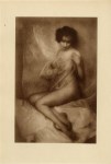 Lot #3018: FERDINAND FLODIN - Swedish Nude - Original vintage sepia-toned photogravure
