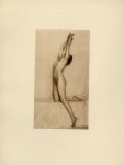 Lot #2633: FRANZ FIEDLER - Nude from Lower Saxony #2 - Original vintage sepia-toned photogravure
