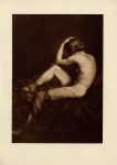 Lot #2738: GERMAINE KRULL - Polish-Austrian Nude - Original vintage sepia-toned photogravure