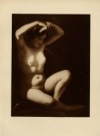 Lot #1967: FRANTISEK DRTIKOL - Czech Nude #5 - Original vintage sepia-toned photogravure