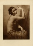 Lot #2265: JOZSEF PECSI - Hungarian Nude #2 - Original vintage sepia-toned photogravure