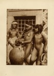 Lot #1770: LEHNERT, R. & LANDROCK, E - Bedouin Girls from Tunis - Original vintage sepia-toned photogravure