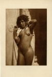 Lot #1775: LEHNERT, R. & LANDROCK, E - Berber Girl from Algiers - Original vintage sepia-toned photogravure