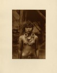 Lot #2356: ANTON W. NIEUWENHUIS - Kayan Girl from Borneo - Original vintage sepia-toned photogravure