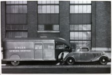 Lot #2934: 20TH CENTURY AMERICAN PHOTOGRAPHER - Singer Sewing Service - Silver gelatin print