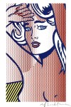 Lot #2640: ROY LICHTENSTEIN - Nude with Blue Hair, State I - Color relief print