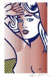 Lot #468: ROY LICHTENSTEIN - Nude with Blue Hair, State I - Color relief print