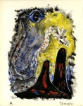 Lot #434: RUFINO TAMAYO - Ojo y Serpiente - Color lithograph