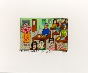 Lot #2887: JAMES RIZZI - School Daze - Color lithograph
