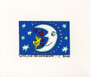 Lot #3261: JAMES RIZZI - With Love and Moonbeams - Color lithograph
