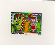 Lot #2568: JAMES RIZZI - My Turn Next - Color lithograph