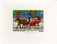 Lot #2426: JAMES RIZZI - Lets Fall in Love - Color lithograph