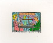 Lot #2184: JAMES RIZZI - Good Morning Honey - Color lithograph
