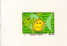 Lot #3006: JAMES RIZZI - Sun Fish - Color lithograph