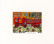 Lot #2227: JAMES RIZZI - Hells Heroes - Color lithograph