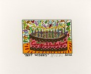 Lot #1777: JAMES RIZZI - Best Wishes - Color lithograph