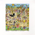 Lot #2956: JAMES RIZZI - Sometimes It's the Sand - Color silkscreen and lithograph