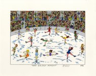 Lot #3035: JAMES RIZZI - That Golden Moment - Color lithograph