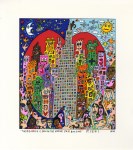 Lot #3048: JAMES RIZZI - The Big Apple Is Big on the Empire State Building - Color silkscreen and lithograph