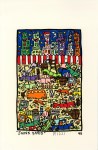 Lot #2577: JAMES RIZZI - Junk Yard - Color lithograph