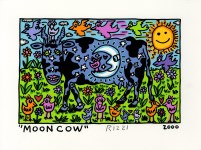 Lot #2545: JAMES RIZZI - Moon Cow - Color silkscreen