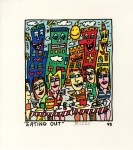 Lot #2037: JAMES RIZZI - Eating Out - Color silkscreen and lithograph