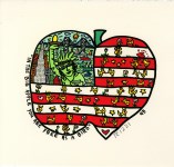 Lot #2288: JAMES RIZZI - In the Big Apple You Are Free As a Bird - Color silkscreen and lithograph