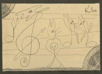 Lot #1516: PAUL KLEE [imput&#233;e] - Abstrakte zeichnung - Ink on paper