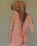 Lot #606: RAFAEL CORONEL - Desnudo - Color offset lithograph