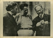 Lot #735: FRITZ BACH - Andre Breton, Diego Rivera, Leon Trotsky - Silver gelatin print
