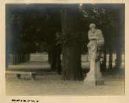 Lot #2687: WILLIAM C. ODIORNE - Park [Paris] - Vintage platinum print