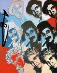 Lot #1406: ANDY WARHOL - The Marx Brothers - Color offset lithograph