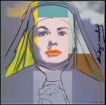 Lot #2368: ANDY WARHOL - Ingrid Bergman: The Nun (03) - Color offset lithograph