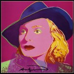 Lot #2369: ANDY WARHOL - Ingrid Bergman: With Hat (02) - Color offset lithograph