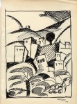 Lot #1922: ALBERT GLEIZES [d'apres] - Les Bermudes - Pen and ink drawing on paper