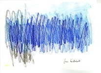 Lot #794: JOAN MITCHELL - Untitled - Oil pastel and watercolor drawing on paper