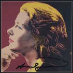 Lot #1047: ANDY WARHOL - Ingrid Bergman: Herself (07) - Color offset lithograph