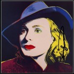 Lot #294: ANDY WARHOL - Ingrid Bergman: With Hat (08) - Color offset lithograph