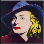 Lot #294: ANDY WARHOL - Ingrid Bergman: With Hat (08) - Color offset lithograph