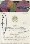 Lot #814: ANDY WARHOL - Baron Philippe Rothschild - Color offset lithograph with gold and blind embossing