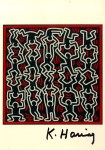 Lot #59: KEITH HARING - Untitled 1986 - Color offset lithograph
