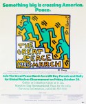 Lot #843: KEITH HARING - The Great Peace March - Color offset lithograph