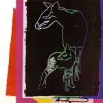 Lot #2430: ANDY WARHOL - Okapi - Color offset lithograph
