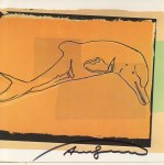 Lot #1818: ANDY WARHOL - La Plata River Dolphin - Color offset lithograph